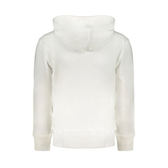 Calvin Klein Weißer Baumwoll-Kapuzenpullover für Herren