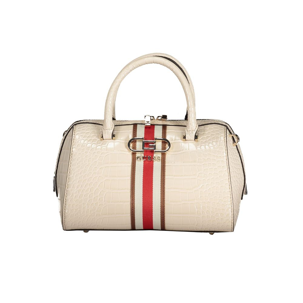 Sac à main Guess Jeans beige en polyéthylène