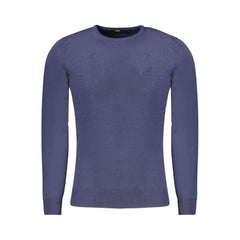 Cavalli Class Herrenpullover aus blauer Viskose