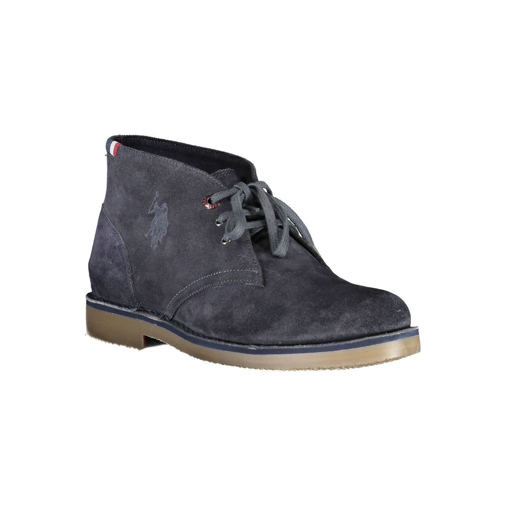 Bottines US POLO ASSN. en cuir bleu pour homme