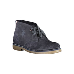 Bottines US POLO ASSN. en cuir bleu pour homme
