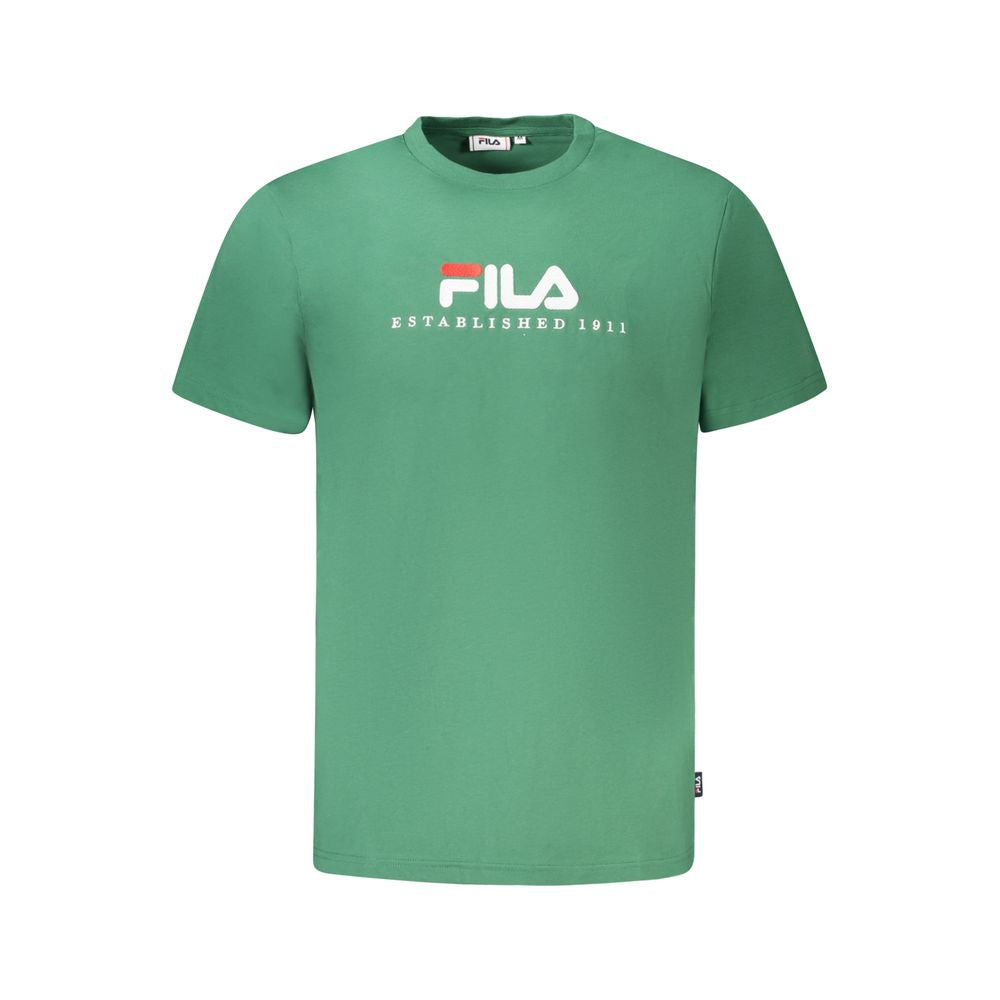 T-shirt Fila vert en coton