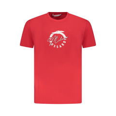 Trussardi Herren-T-Shirt aus roter Baumwolle