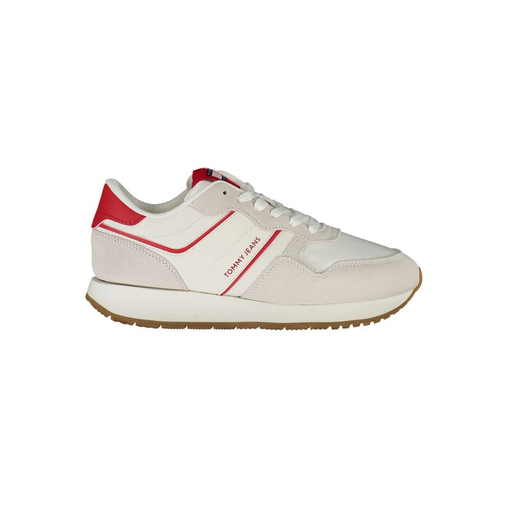 Sneaker in pelle rossa Tommy Hilfiger Donna