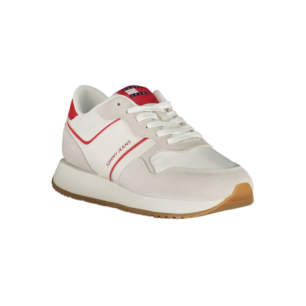 Sneaker in pelle rossa Tommy Hilfiger Donna
