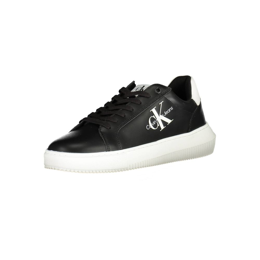 Baskets de sport Calvin Klein noires élégantes à lacets