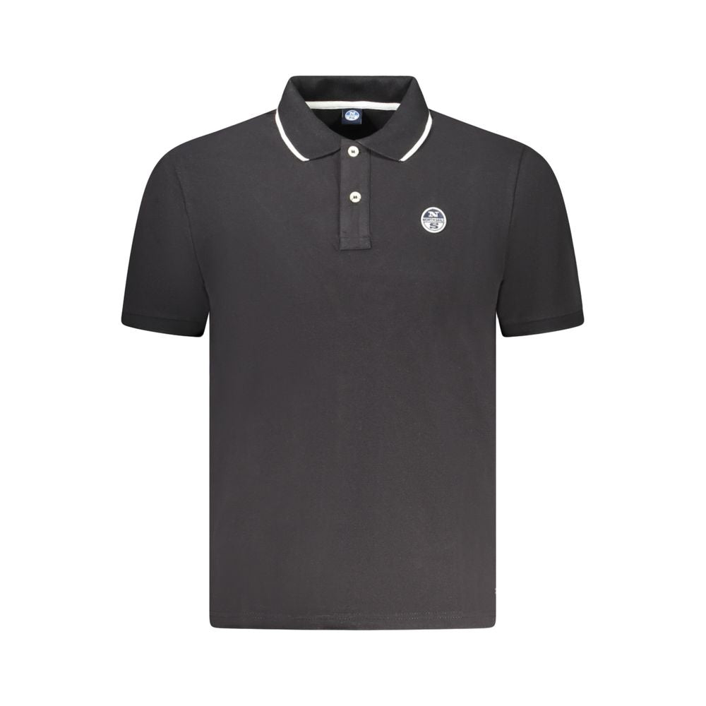 Schwarzes Baumwoll-Poloshirt von North Sails für Herren