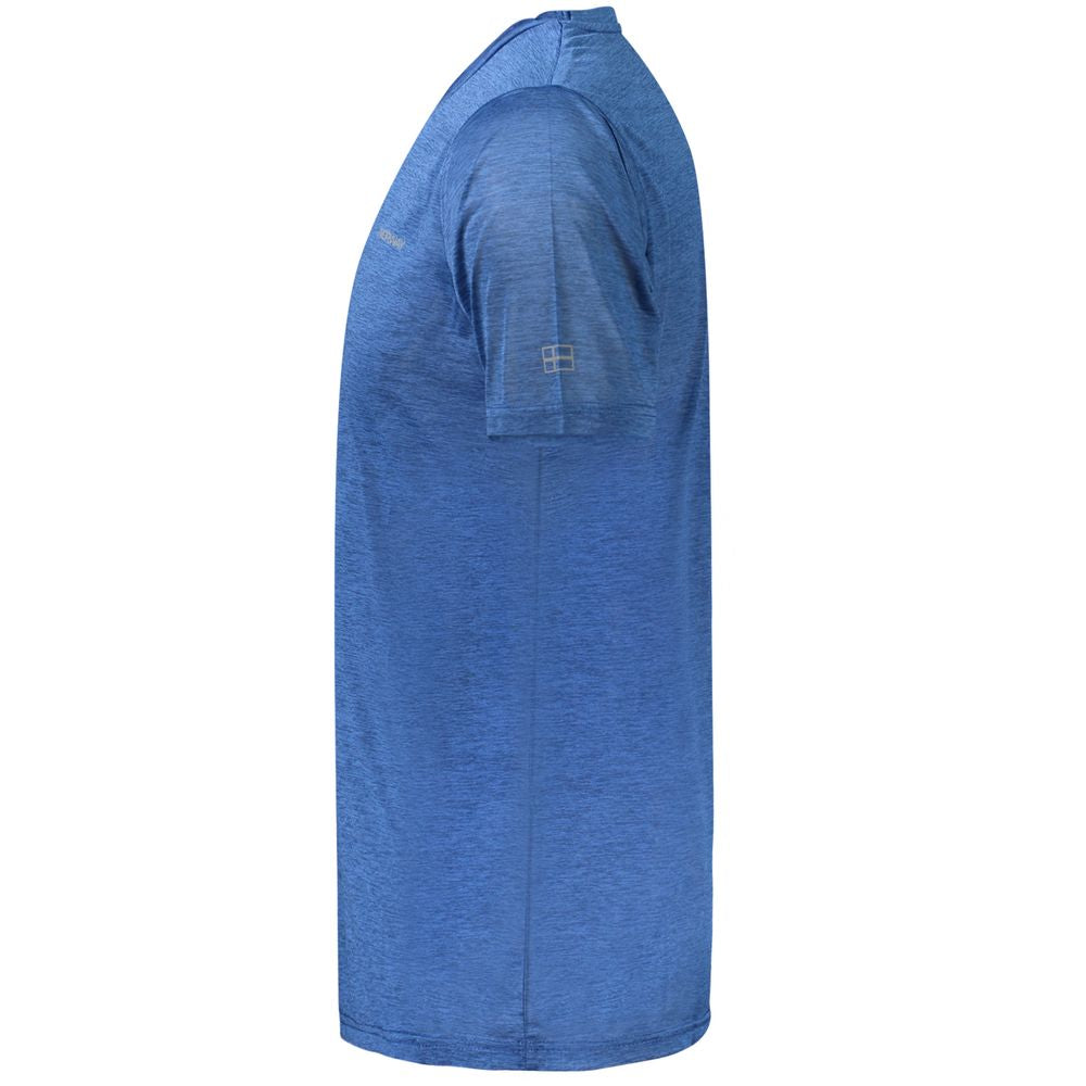 Norwegen 1963 Blaues Polyester-T-Shirt