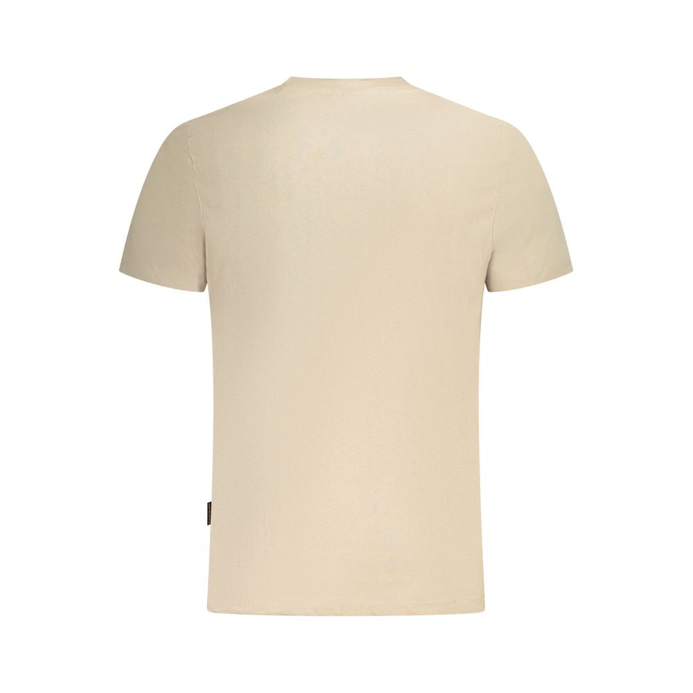 Napapijri T-shirt homme en coton beige