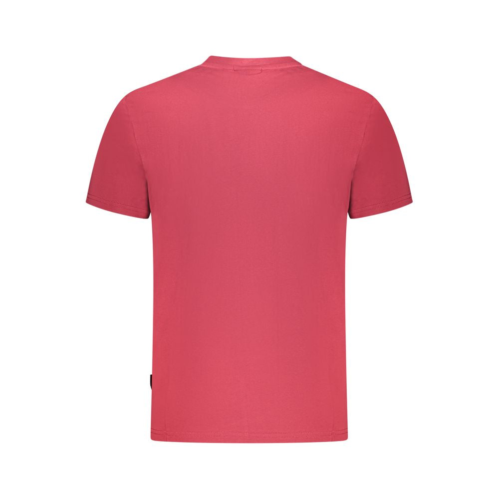 T-shirt Napapijri rouge en coton pour homme