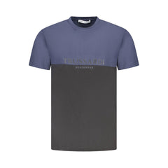 T-shirt homme Trussardi bleu en coton