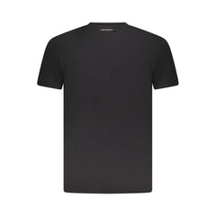 T-shirt homme en coton noir Trussardi
