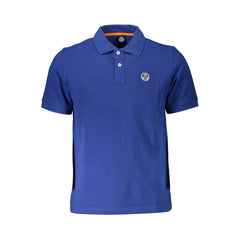 Polo homme North Sails bleu en coton