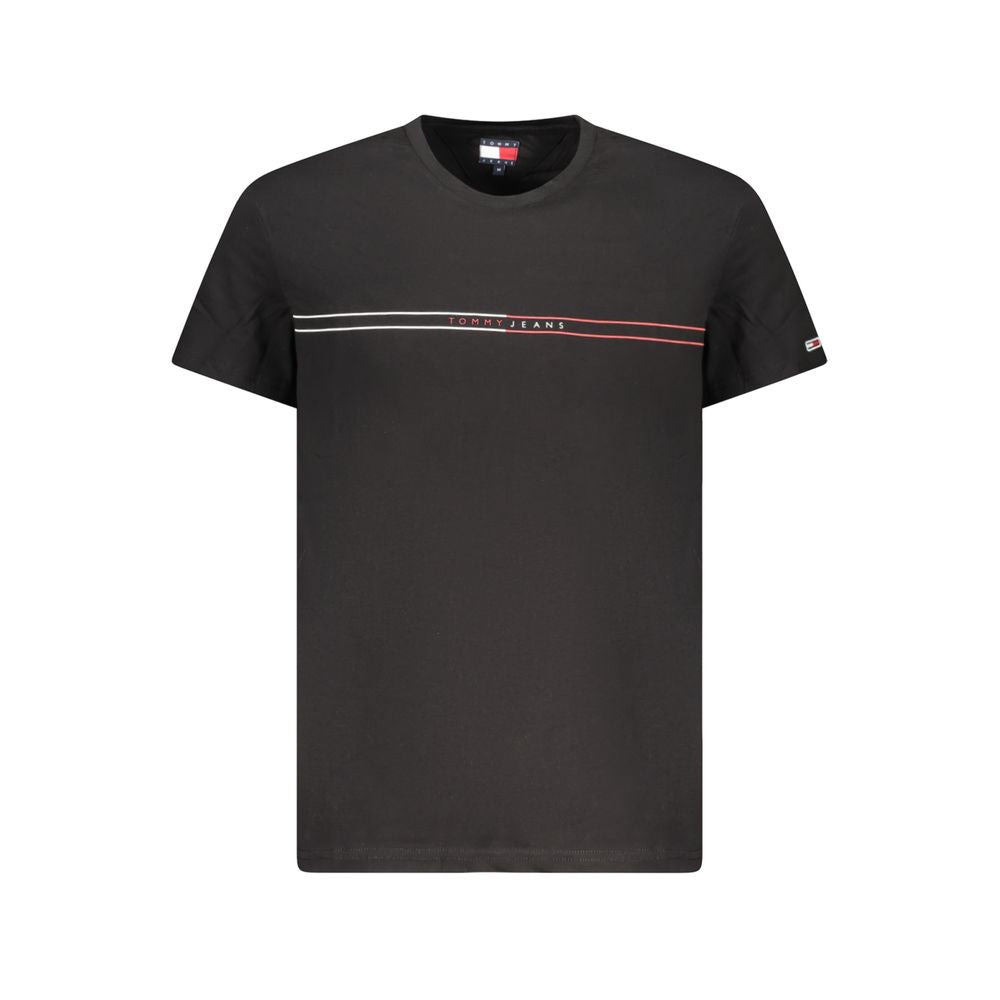 T-shirt Tommy Hilfiger en coton noir pour homme