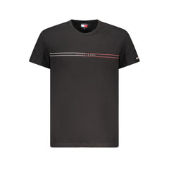 T-shirt Tommy Hilfiger en coton noir pour homme