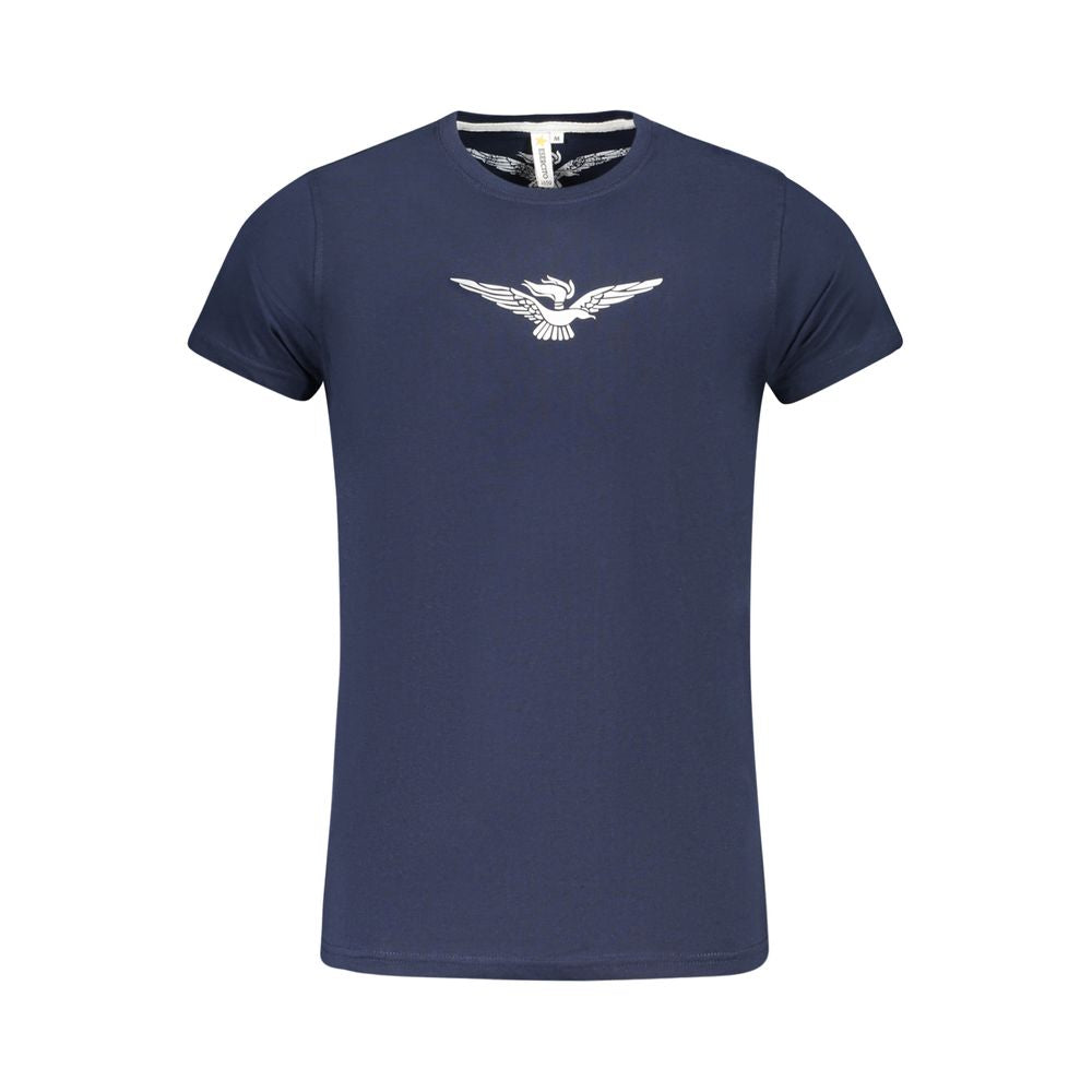 T-shirt en coton bleu Accademia Militare