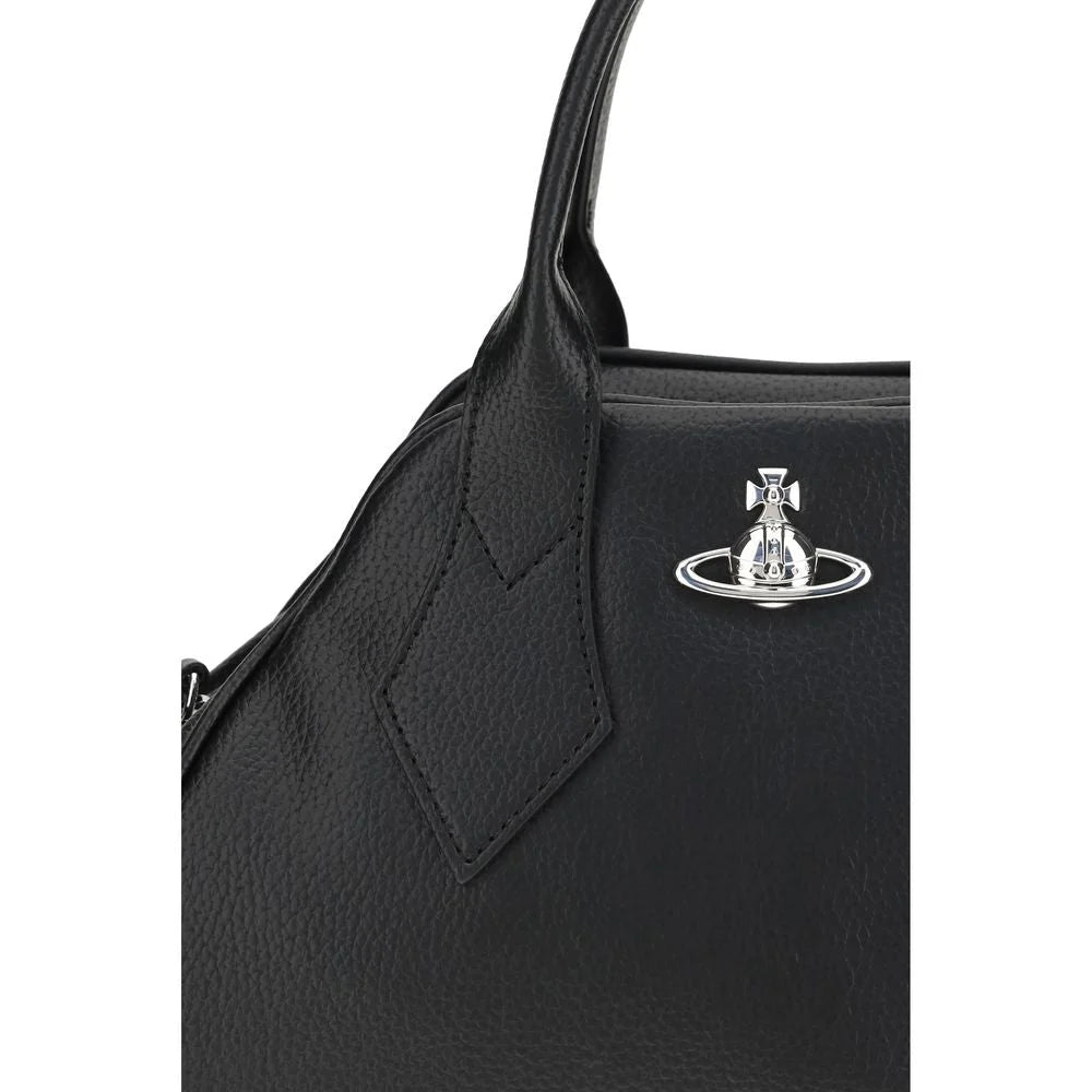 Vivienne Westwood Black Polyurethane Shoulder Bag