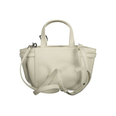 Sac à main Calvin Klein blanc en polyester