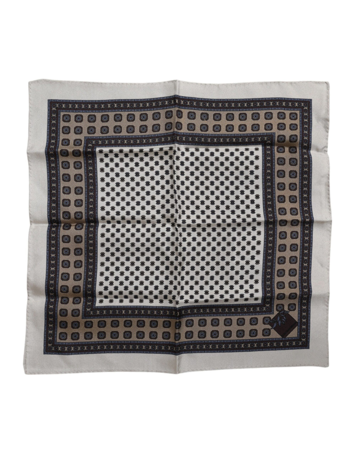 Dolce &amp; Gabbana Mehrfarbig gemusterter quadratischer Foulard-Schal für Herren