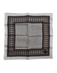 Dolce &amp; Gabbana Mehrfarbig gemusterter quadratischer Foulard-Schal für Herren