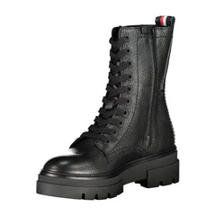 Tommy Hilfiger Black Polyester Ankle
