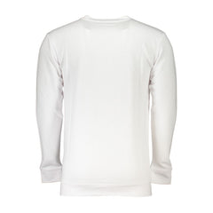 Cavalli Class White Cotton Men Sweater