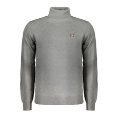 Pull en polyester gris Norvège 1963