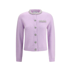 Cardigan orné de bijoux Autoportrait