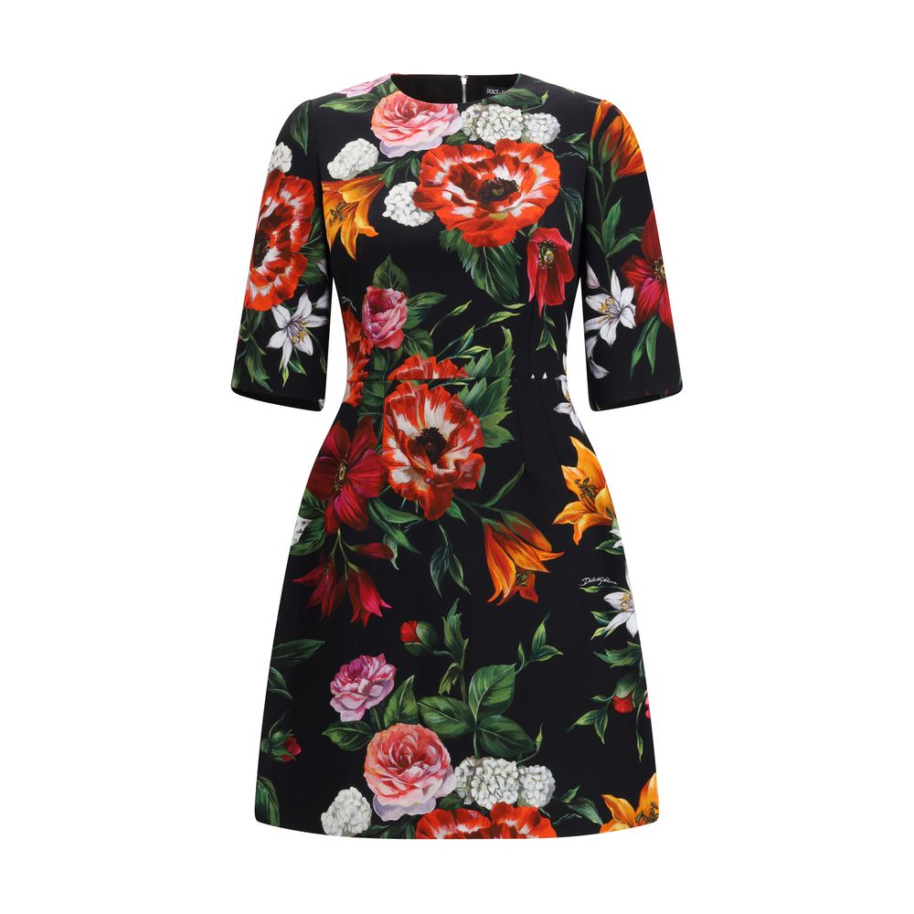 Dolce &amp; Gabbana Blumen-Midikleid