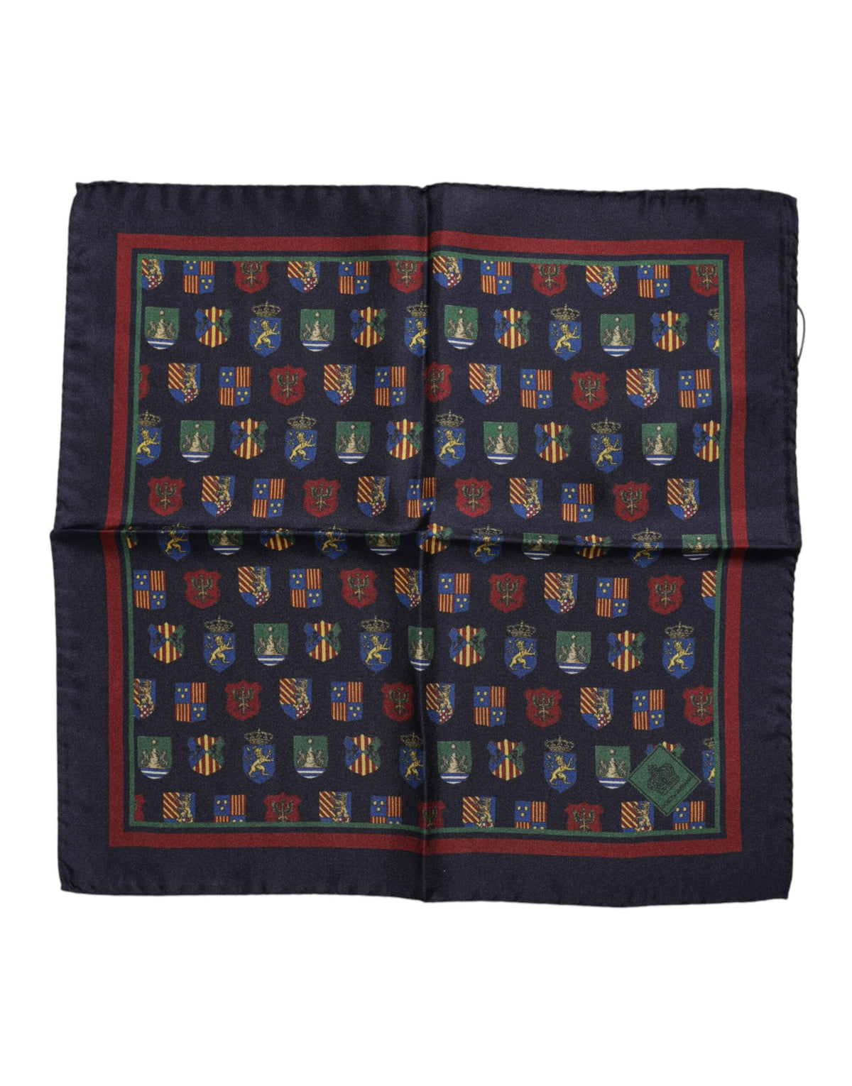 Foulard carré Dolce &amp; Gabbana à médailles multicolores