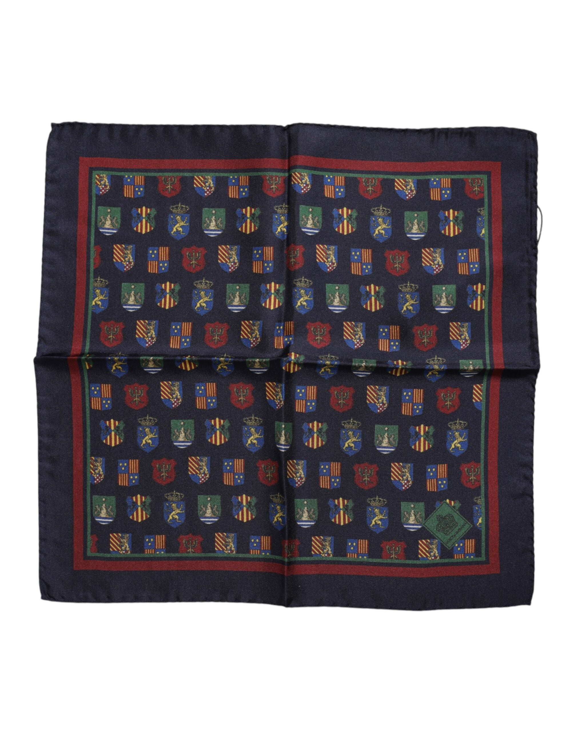 Foulard carré Dolce &amp; Gabbana à médailles multicolores