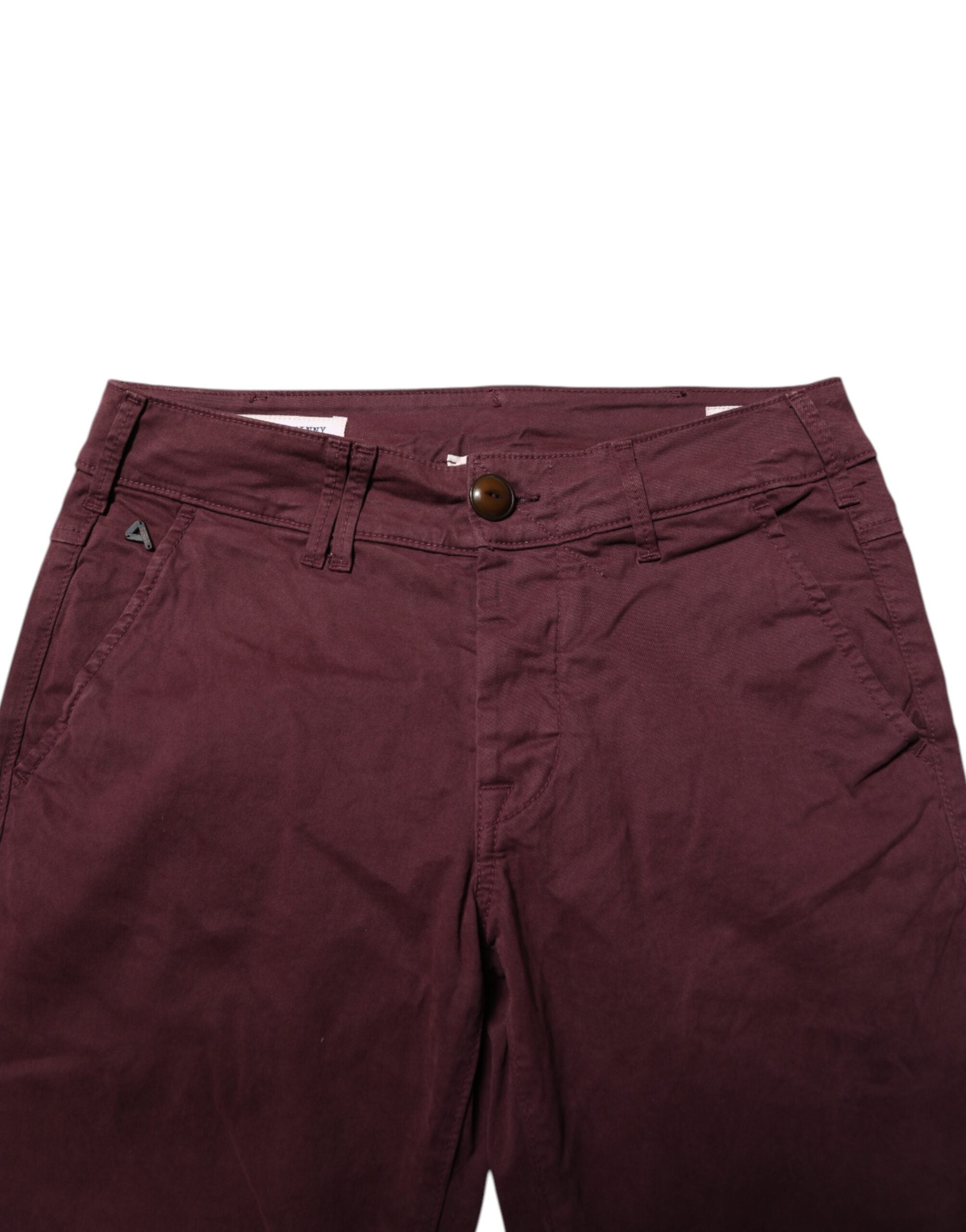 Jean skinny en coton stretch bordeaux CYCLE pour homme