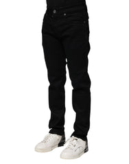 Jean skinny en coton noir Dolce &amp; Gabbana