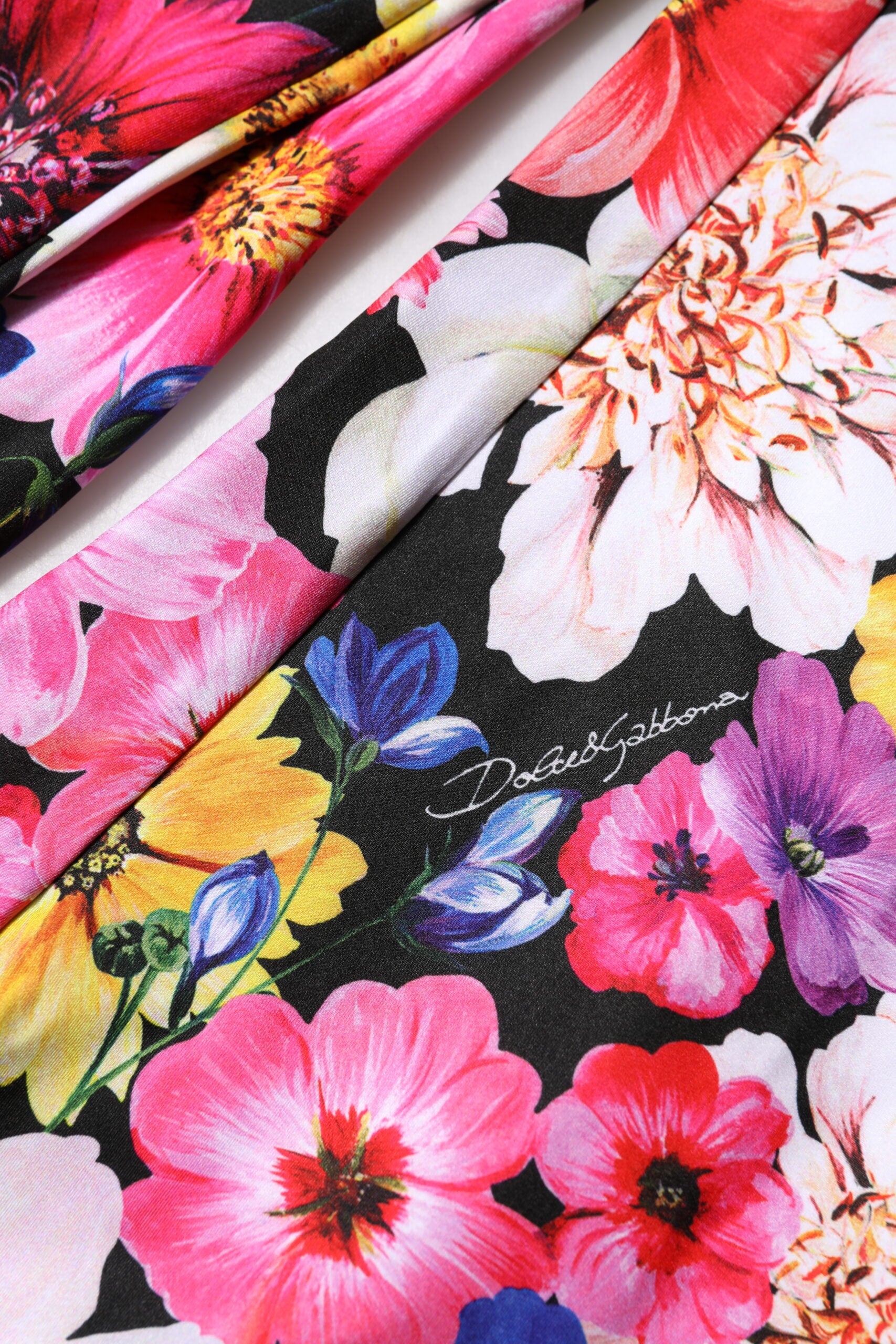 Dolce &amp; Gabbana Leggings mit hohem Bund und mehrfarbigem Blumenmuster