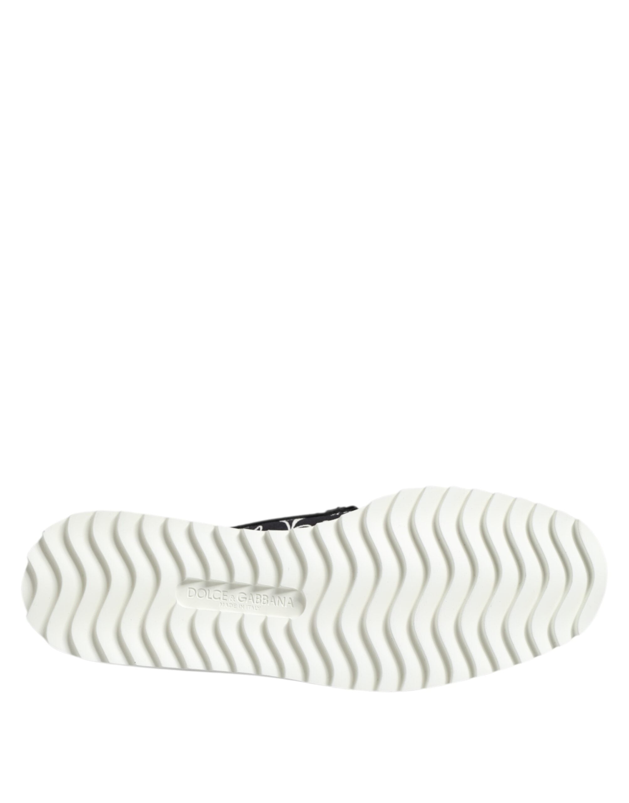 Mocassins Dolce &amp; Gabbana noirs imprimés pour homme