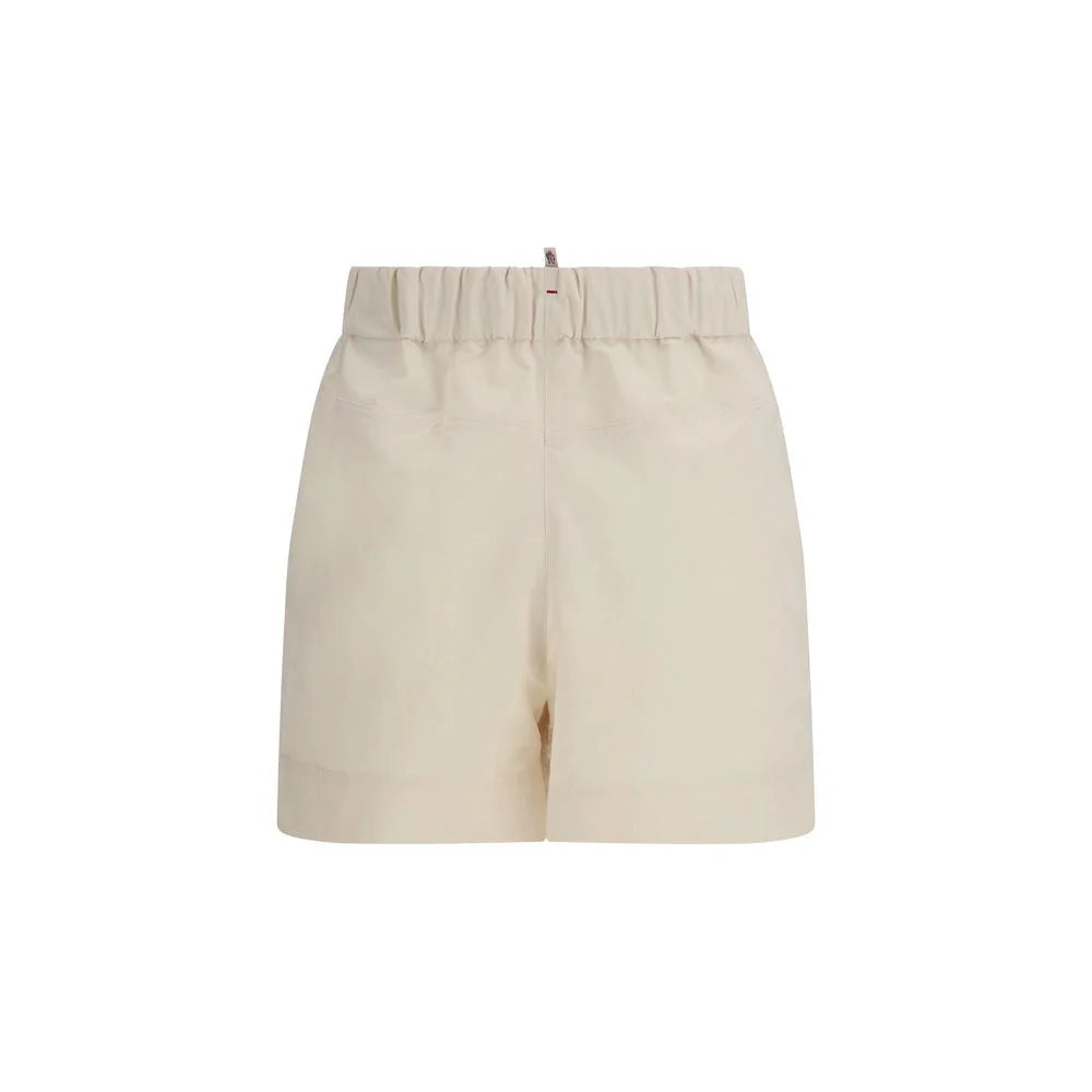 Moncler Grenoble Beige Polyester Bermuda Shorts