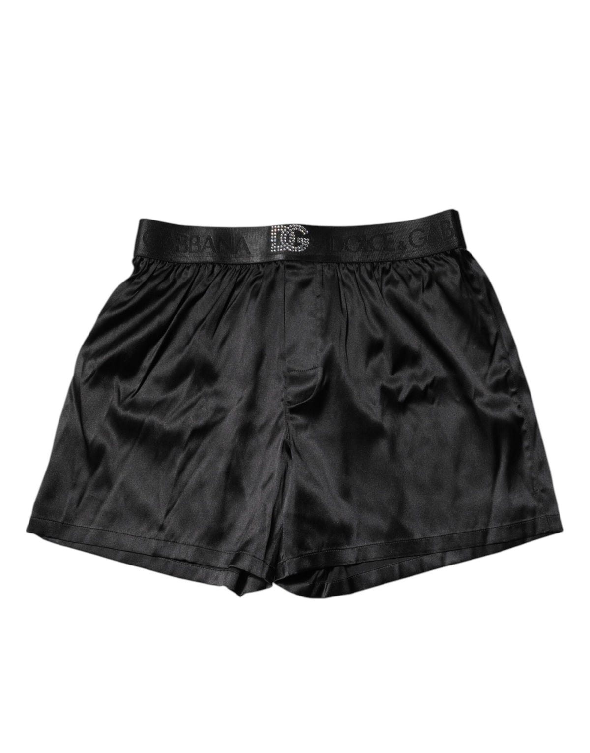 Dolce &amp; Gabbana Boxershorts mit schwarzem Logobund, reguläre Größe