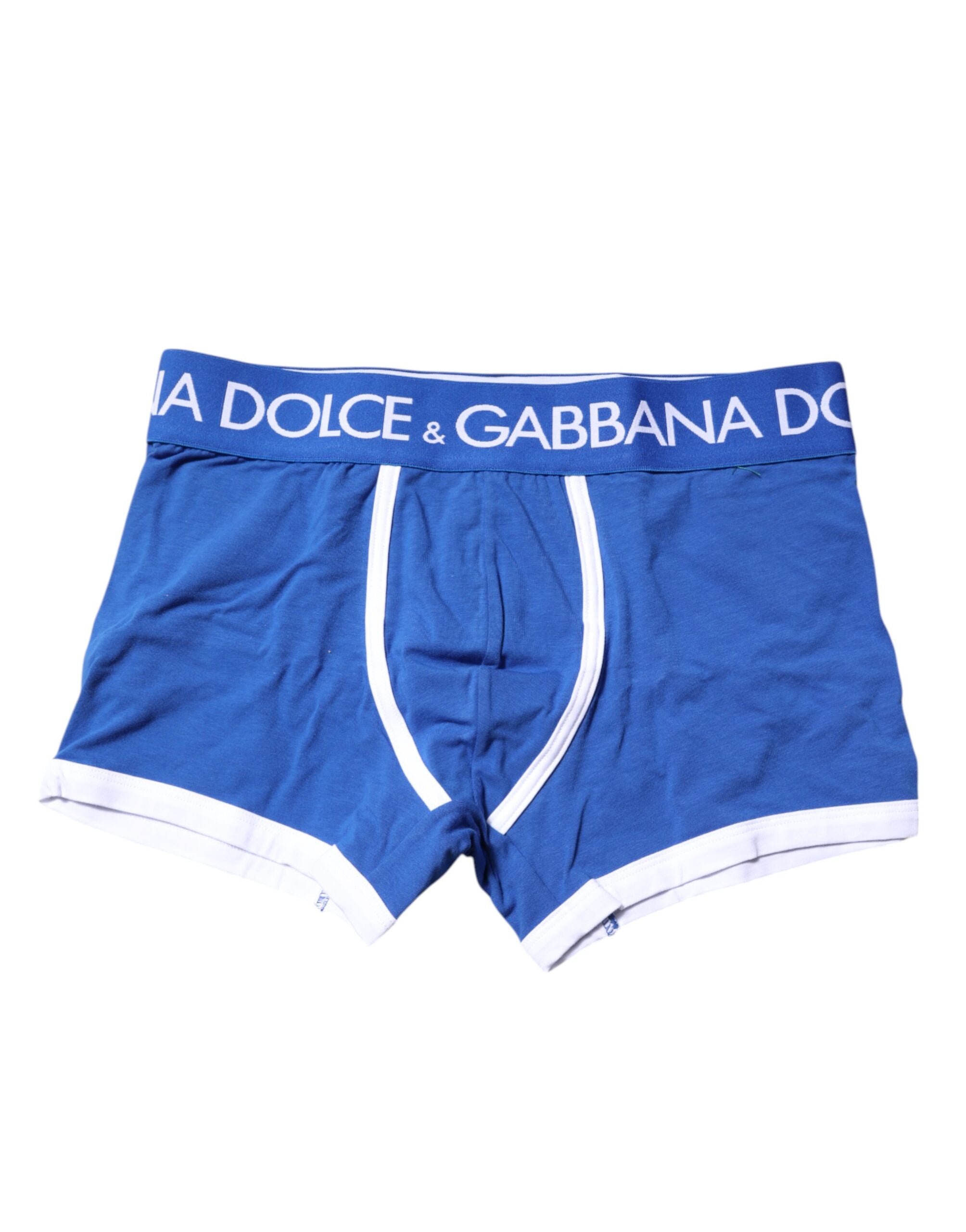 Dolce &amp; Gabbana Boxershorts mit blauem Logobund