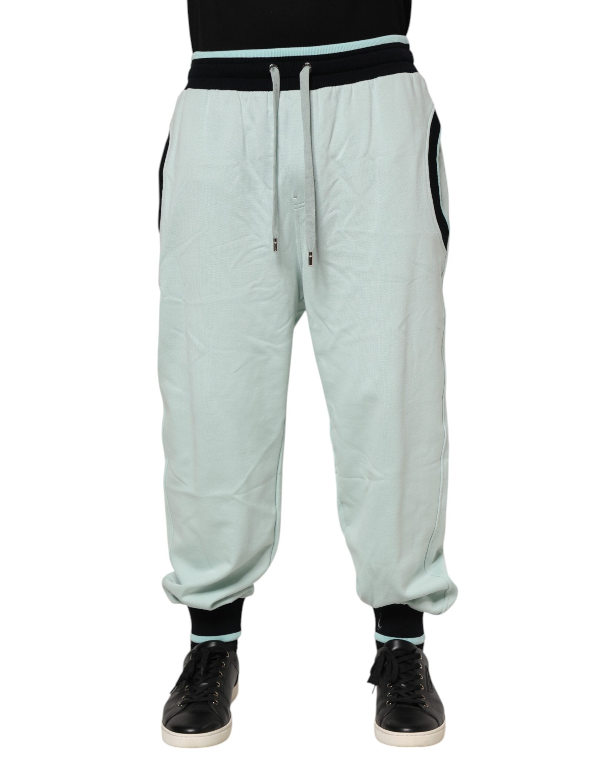 Pantalon de jogging Dolce &amp; Gabbana vert clair en coton pour homme
