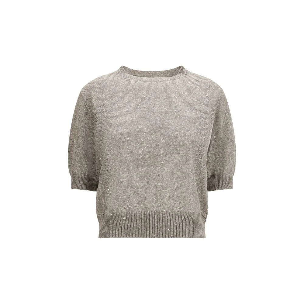 Brunello Cucinelli Brown Cotton Sweatshirt - L