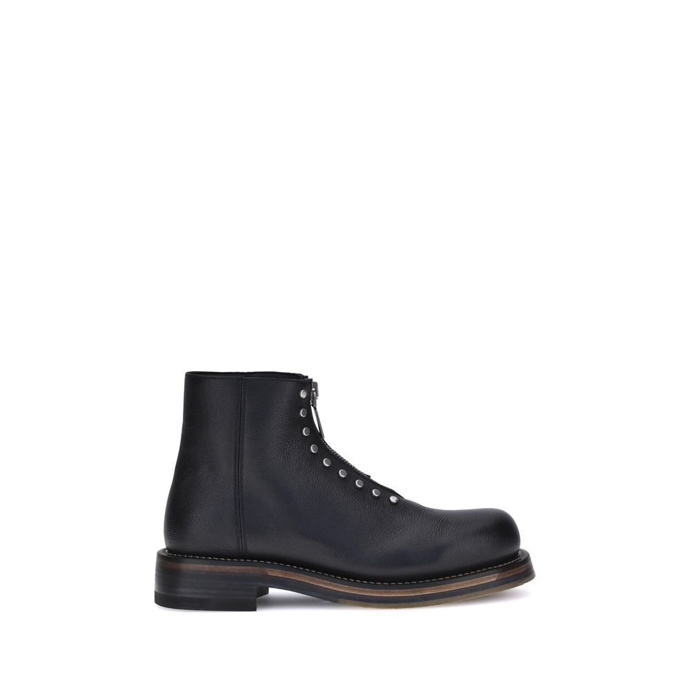 Bottines en cuir cloutées Alexander McQueen