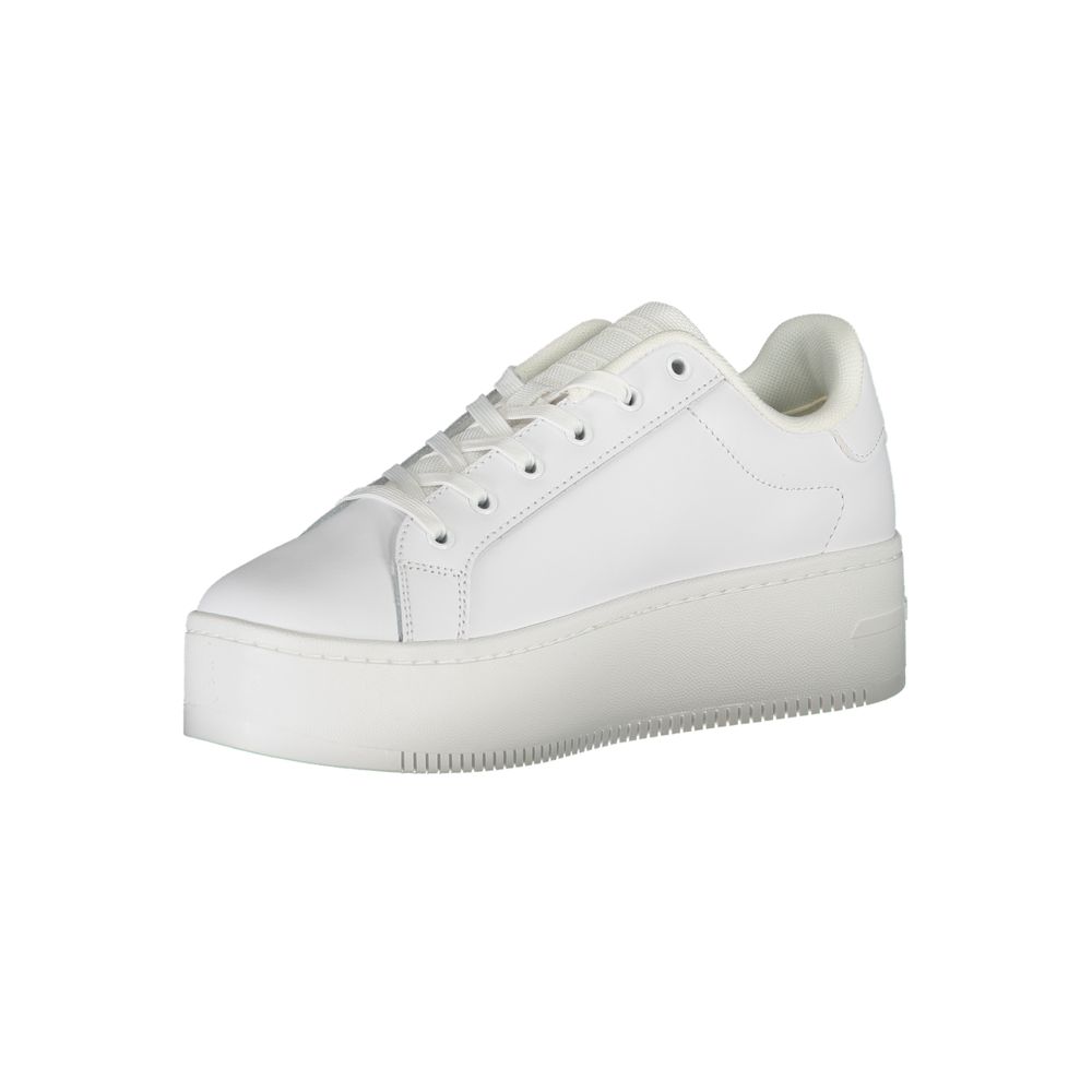 Baskets blanches en polyester Tommy Hilfiger