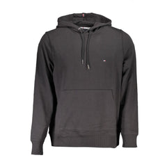 Pull Tommy Hilfiger en coton noir pour homme
