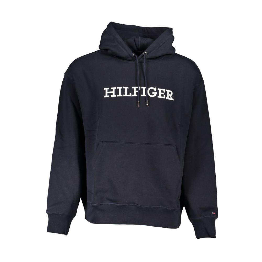 Pull Tommy Hilfiger bleu en coton pour homme
