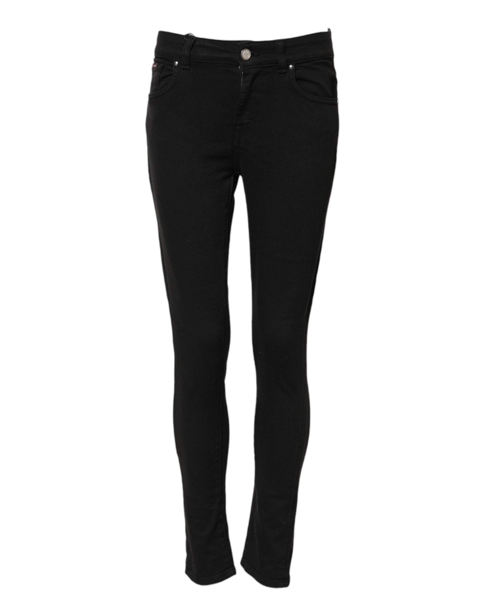 Jean slim en coton stretch noir Dolce &amp; Gabbana
