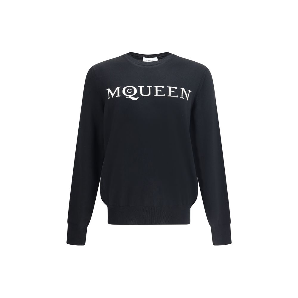 Pull en laine à logo Alexander McQueen