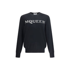 Pull en laine à logo Alexander McQueen