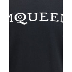 Pull en laine à logo Alexander McQueen