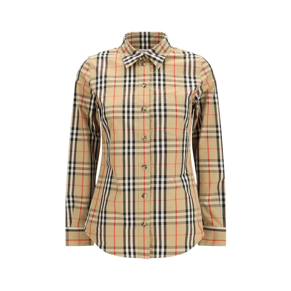 Burberry Multicolor Cotton Pattern Shirt