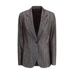 Blazer en tissu Lurex de Brunello Cucinelli